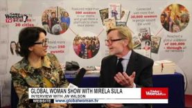 Global Woman Show with Mirela Sula – Interview with ArjoditaRraboshta